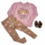 Conjunto infantil Cowgirl com laço