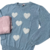 Blusa Infantil Tricot Corações na internet