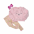 Conjunto Ursinha Rosa Kukie