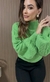 Blusa Serene Verde com Pedraria na internet