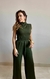Conjunto Comfort Blusa com Pantalona Ana Verde Musgo na internet