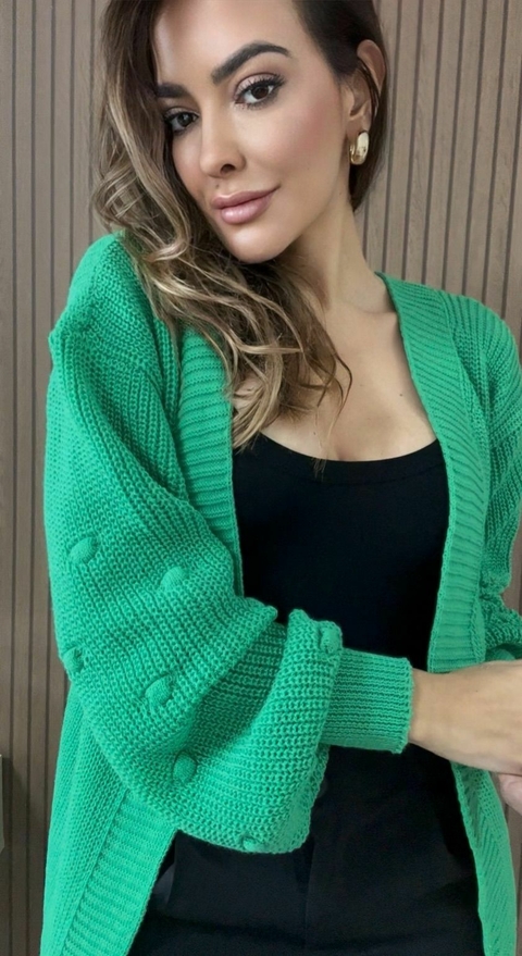 Cardigan Madame Luxo Verde