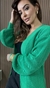 Cardigan Madame Luxo Verde - comprar online