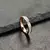 Imagem do Anel de Casal em Aço Inoxidável com Zircônia Elegante
