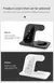 Imagem do Carregador Sem Fio 3 em 1 Dobrável – iPhone, Apple Watch e AirPods com Carregamento Rápido!