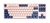 Teclado Mecanico Ducky One 3 TKL Fuji Teclas de color rosa y azul marino Red interruptor Ingles PBT Doble disparo sin costuras Estuche superior rosa en internet