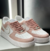 Nike Air Force 1 - Branco Nude Glitter