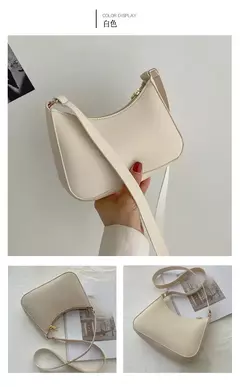 Bolsa de ombro feminina, super elegante e discreta
