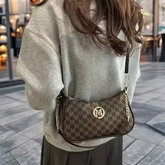 Bolsa crossbody estilo vintage, elegante e sofisticada