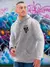 Blusa Moletom carro esportivo japonês sky branco com capuz e bolso em algodão flanelado - loja online