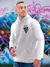 Blusa Moletom carro esportivo japonês sky branco com capuz e bolso em algodão flanelado - Debroi Sport Shop