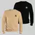 Kit 2 Blusa Moletom Gola Redonda Blusa De Frio Unissex Algodão Casaco Feminino Masculino NY - loja online