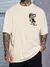 Imagem do Camisa Camiseta Oversized Streetwear Estampada Jacaré Desenho Grafiti