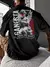 Camiseta Oversized Streetwear Estampa Anjo Gangsta Skate