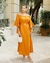 VESTIDO LINHO OMBRO A OMBRO COM FAIXA