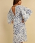 KAFTAN ASTROMELIA - MIDI ESTAMPA CONCHA AZUL na internet