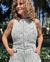 JARDINEIRA PANTALONA TWEED COM BOTOES na internet
