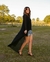 BLUSA OMBRO A OMBRO ASSIMETRICA CHIFFON na internet