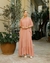 CONJUNTO VESTIDO COM FOULARD DE CHIFFON VISCOSE na internet