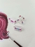 Brinco 3 Corações com Zircônia Branca, Água Marinha e Rubi Rose - comprar online