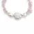 Pulseira de Quartzo Rosa e Pérola Biwa
