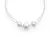 Pulseira 3 Pérolas com Zirconias M
