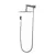 Ducha Chuveiro 20Cm Com desviador Aço Inox 304 Prata