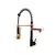 Torneira para Cozinha Gourmet Misturador Monocomando Preto Rose