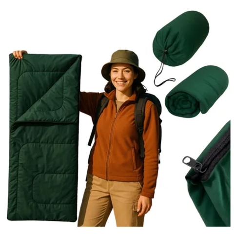 Saco de Dormir Camping Acampamento Verde Mor Ref. 9088