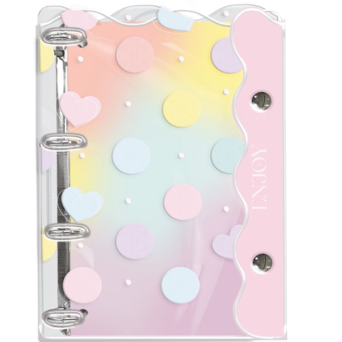 Fichário Universitário Enjoy com 4 argolas 10 matérias Dac