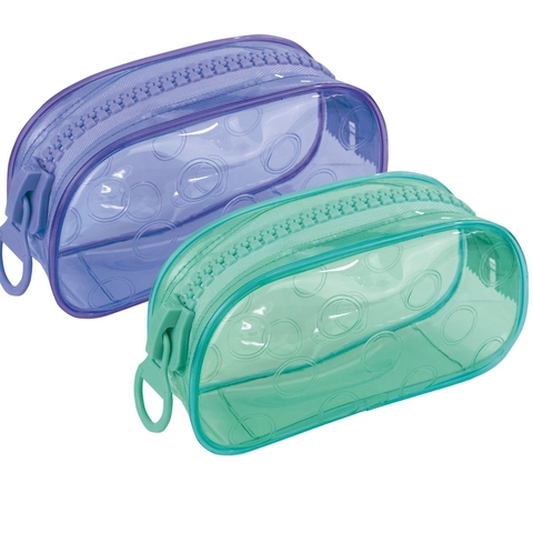 Estojo DAC com zíper Breeze Collab Verde ou Roxo 4341