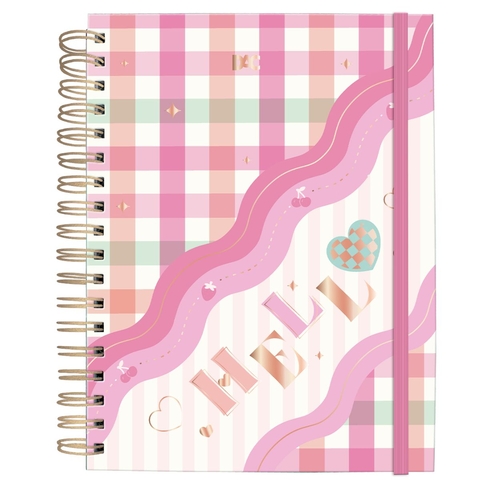 Caderno Universitário 10x1 80 Folhas Smart Hello DAC