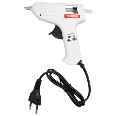 Pistola De Cola Quente Pequena Branca 6W Yins YP7022