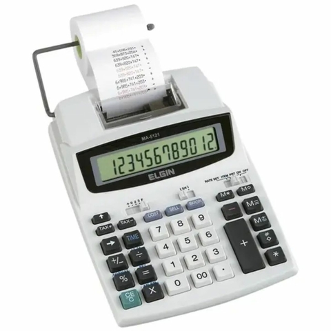 Calculadora Elgin Ref: Ma5121 12 Digitos C/ Fonte