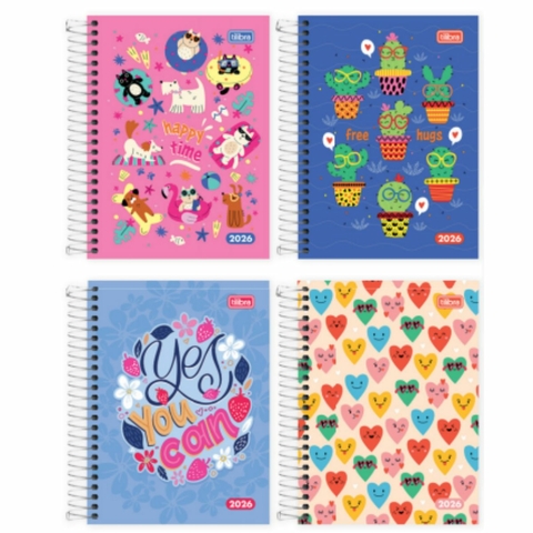 Agenda Espiral D+ Feminina M4 2026 Tilibra