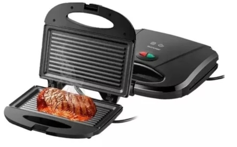 Grill E Sanduicheira 750w Preta Multilaser 127v - Ce043