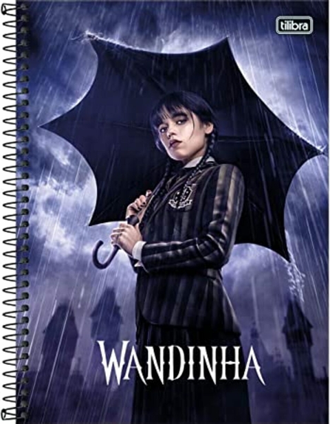 Caderno Universitário 10 Materias Wandinha Tilibra