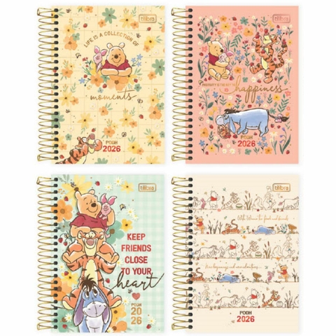 Agenda Espiral 2024 Ursinho Pooh - Tilibra