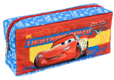 Estojo Médio Tecido Com Zíper Do Carros Disney