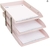Caixa Correspondência Rosa Claro Articulável Tripla Dello - comprar online