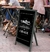 Quadro Placa Tabuleiro Negro De Calçada Decora 120x70 1face na internet