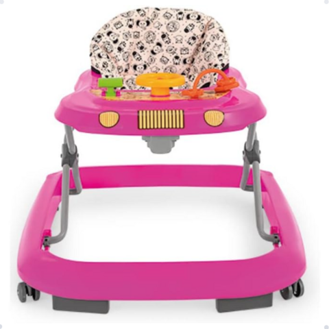 Andador Infantil Para Bebês Safari II Rosa