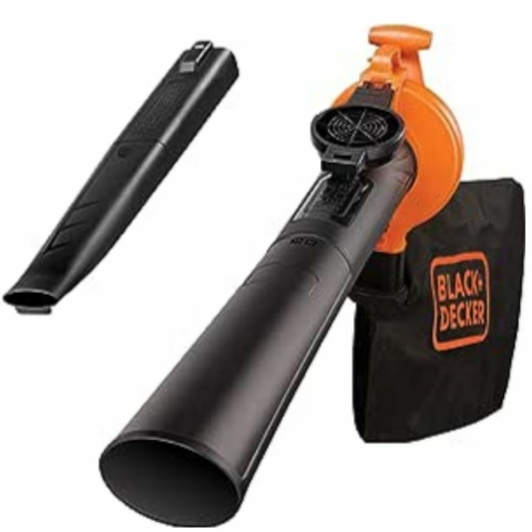 Soprador E Aspirador De Folhas Black Decker Modelo Bv25 Função Soprador E Triturador 220v