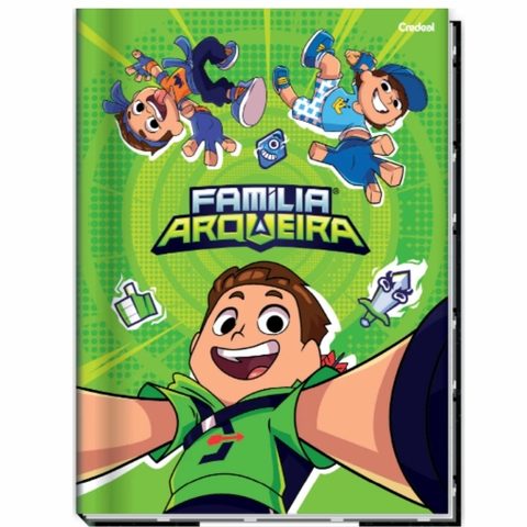 Caderno brochura universitário gamer Robin Hood 80 Fs