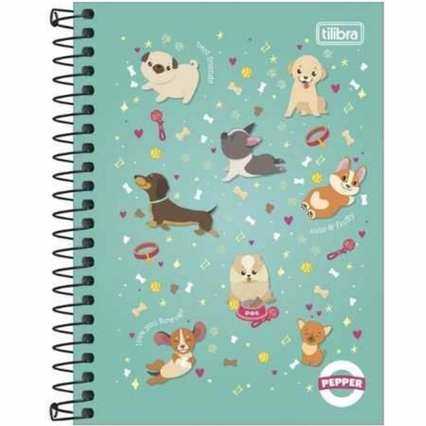 Caderno Espiral Cd Universitário 16x1 256 Fls Pepper Femin