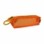 Estojo Escolar Vmp Ziper Trend Transparente Laranja