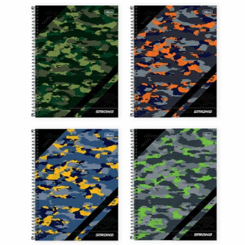 Caderno Espiral Universitario Strong 20x1 320 Fls Capa 2026