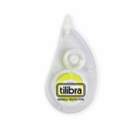 Marca Texto Em Fita Neon Amarelo Tilibra