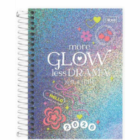 Agenda Espiral Glow M4 2026