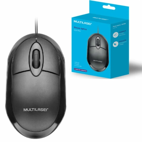 Mouse Multilaser Classic Box Óptico Full - MO300